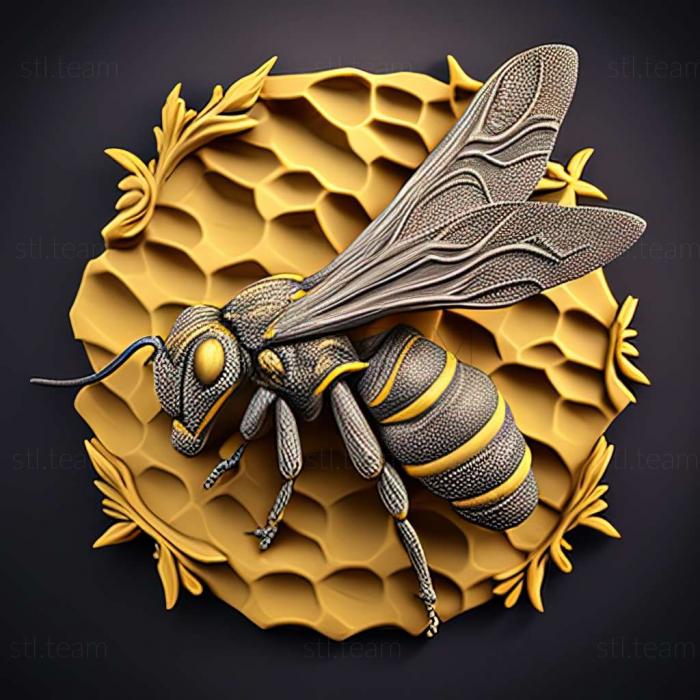 3D model Vespula koreensis (STL)